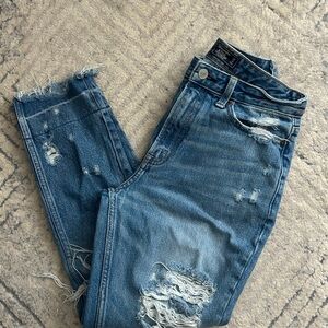 Abercrombie & Fitch Light Blue High Rise Jeans